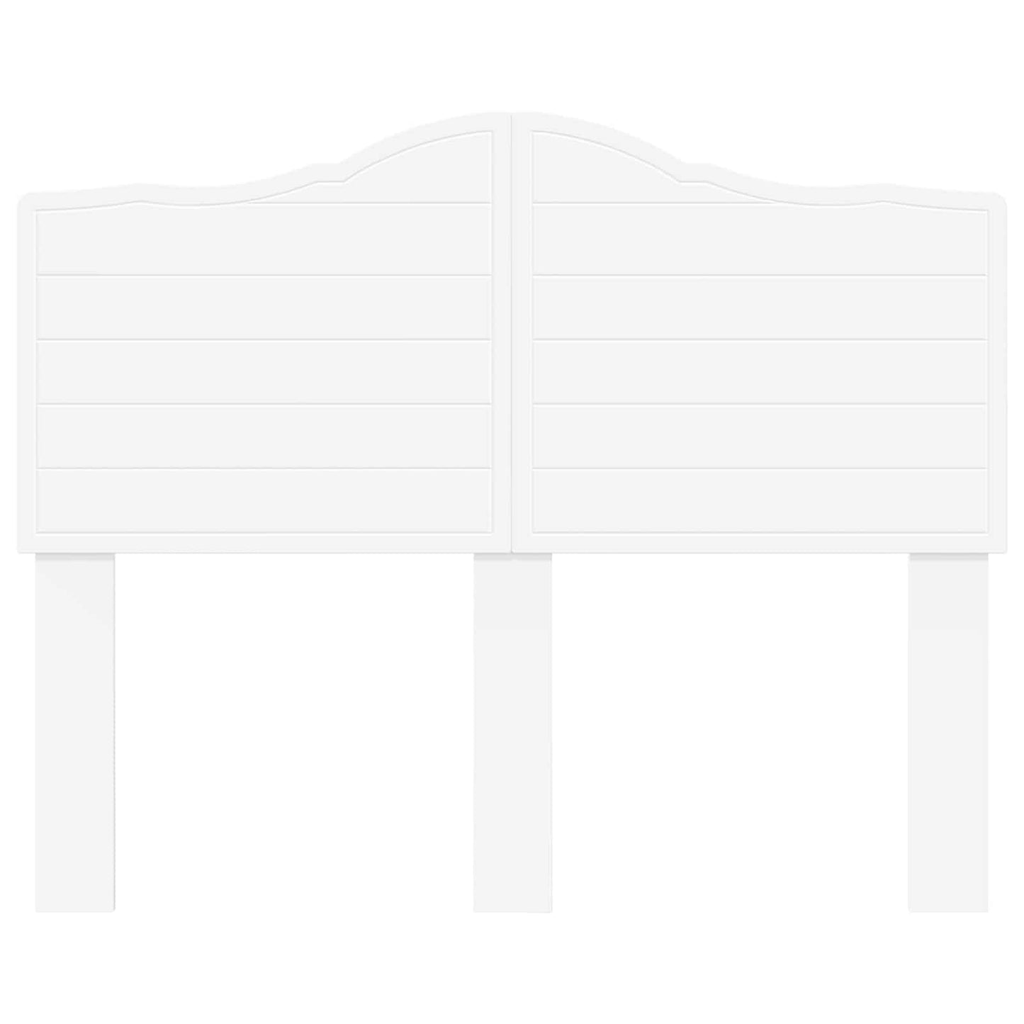 vidaXL Headboard White Engineered wood 4