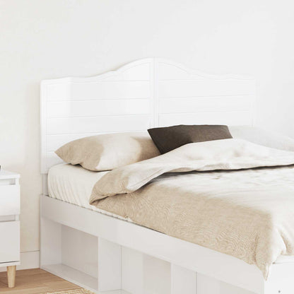 vidaXL Headboard Gloss White Engineered wood 1