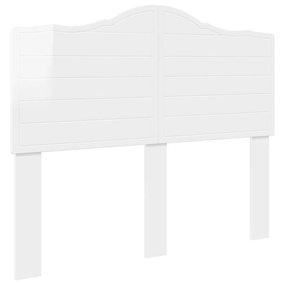 vidaXL Headboard Gloss White Engineered wood 2