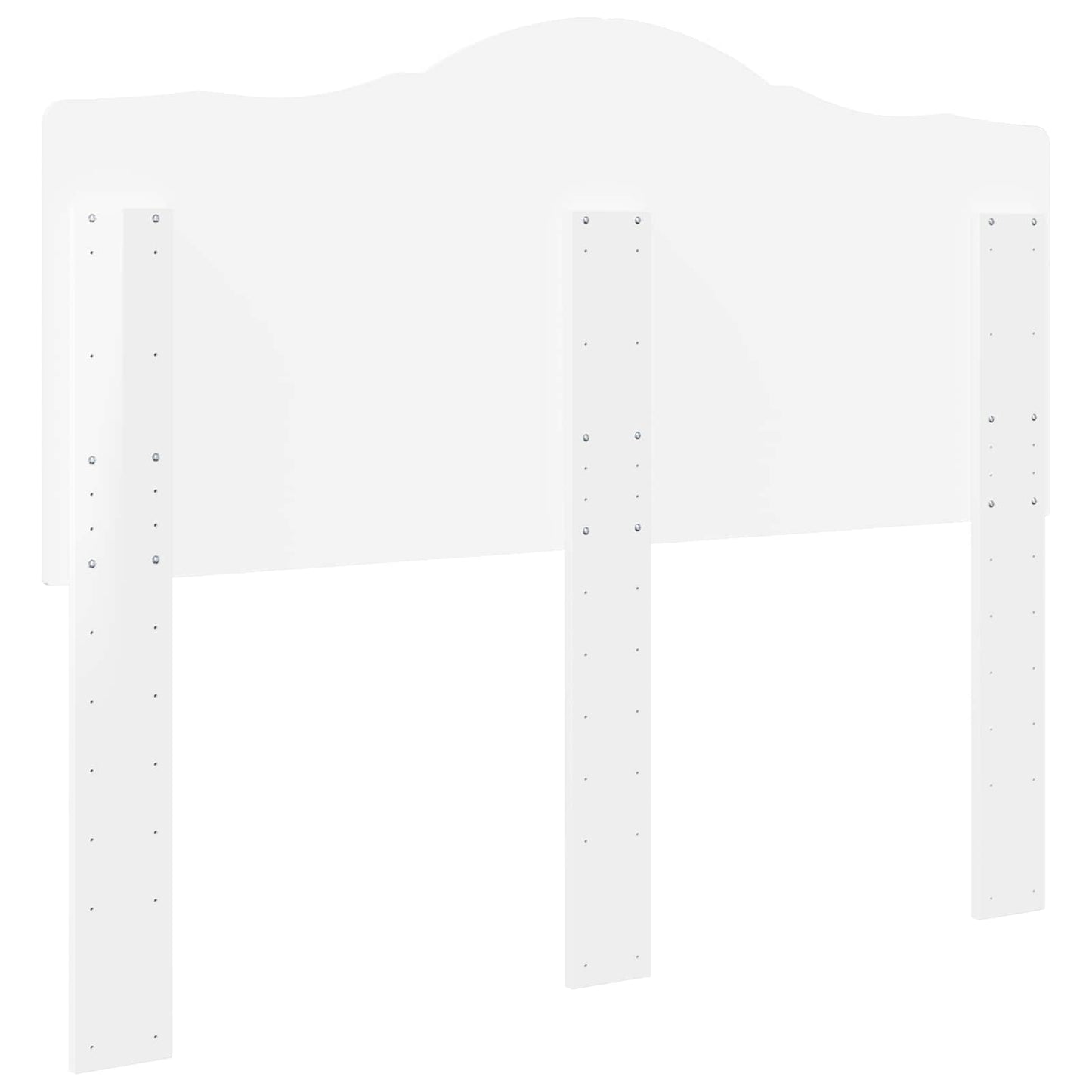 vidaXL Headboard Gloss White Engineered wood 6