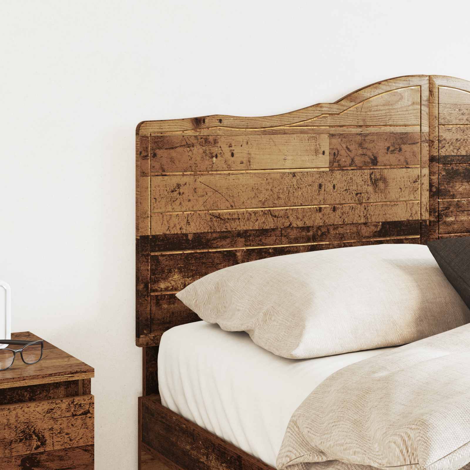 vidaXL Headboard Old Wood Engineered wood 3
