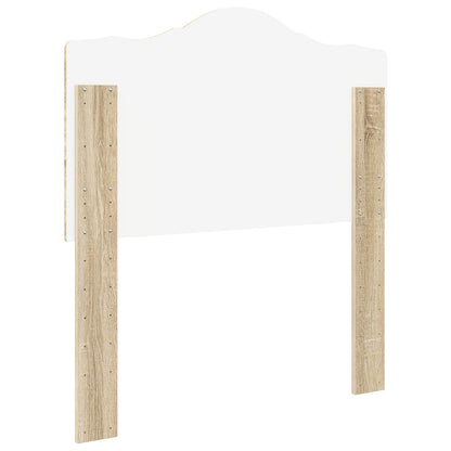 vidaXL Headboard Sonoma Oak Engineered wood 6