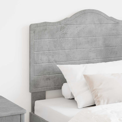 vidaXL Headboard Concrete Grey Engineered wood 3