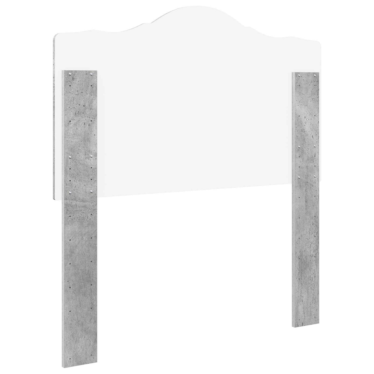 vidaXL Headboard Concrete Grey Engineered wood 6