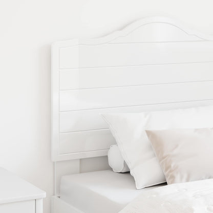 vidaXL Headboard Gloss White Engineered wood 3