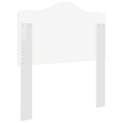 vidaXL Headboard Gloss White Engineered wood 6