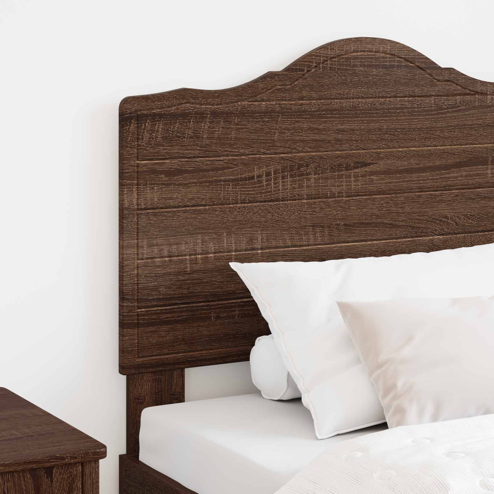 vidaXL Headboard Brown Oak Engineered wood 3