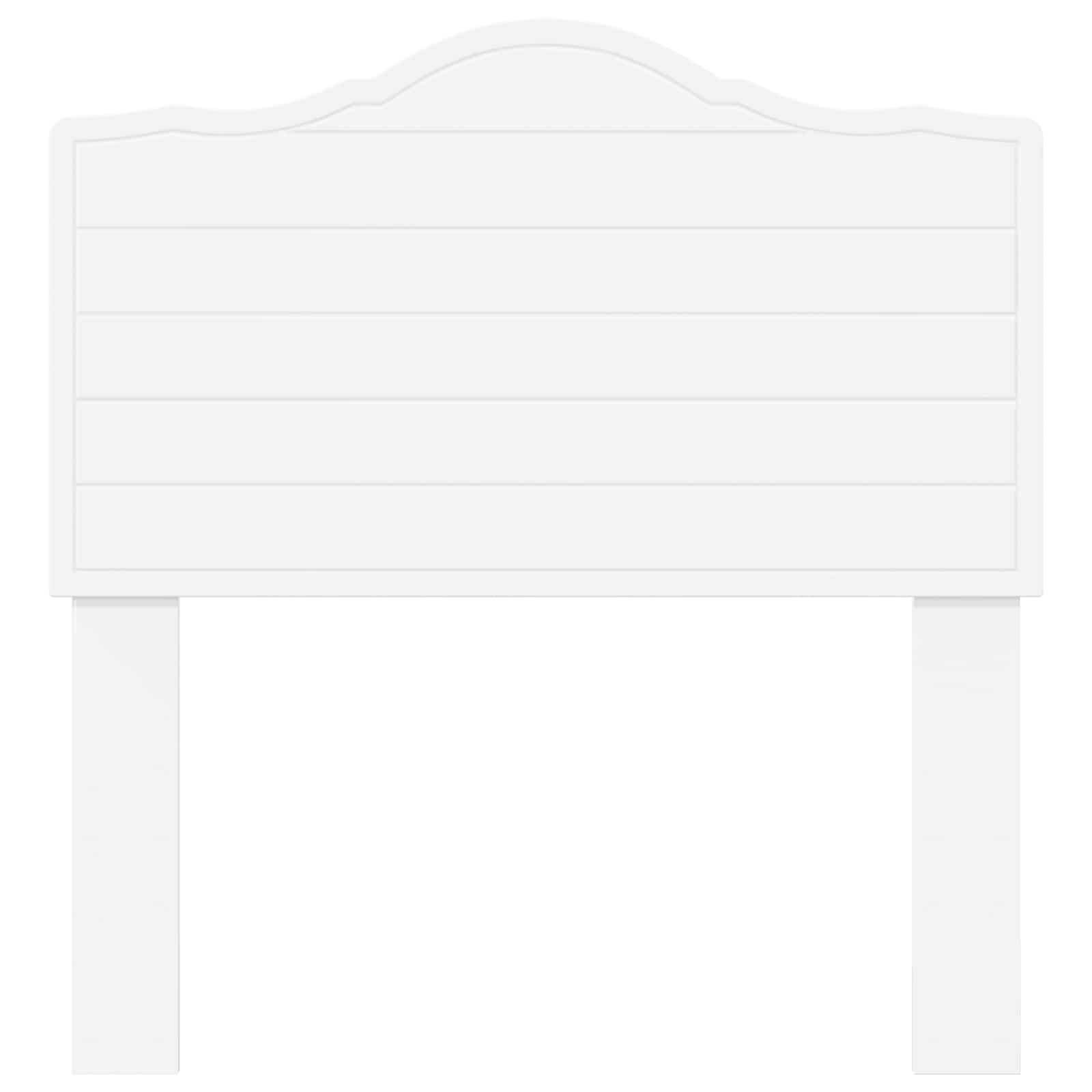 vidaXL Headboard White Engineered wood 4
