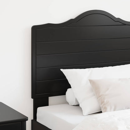 vidaXL Headboard Black Oak Engineered wood 3