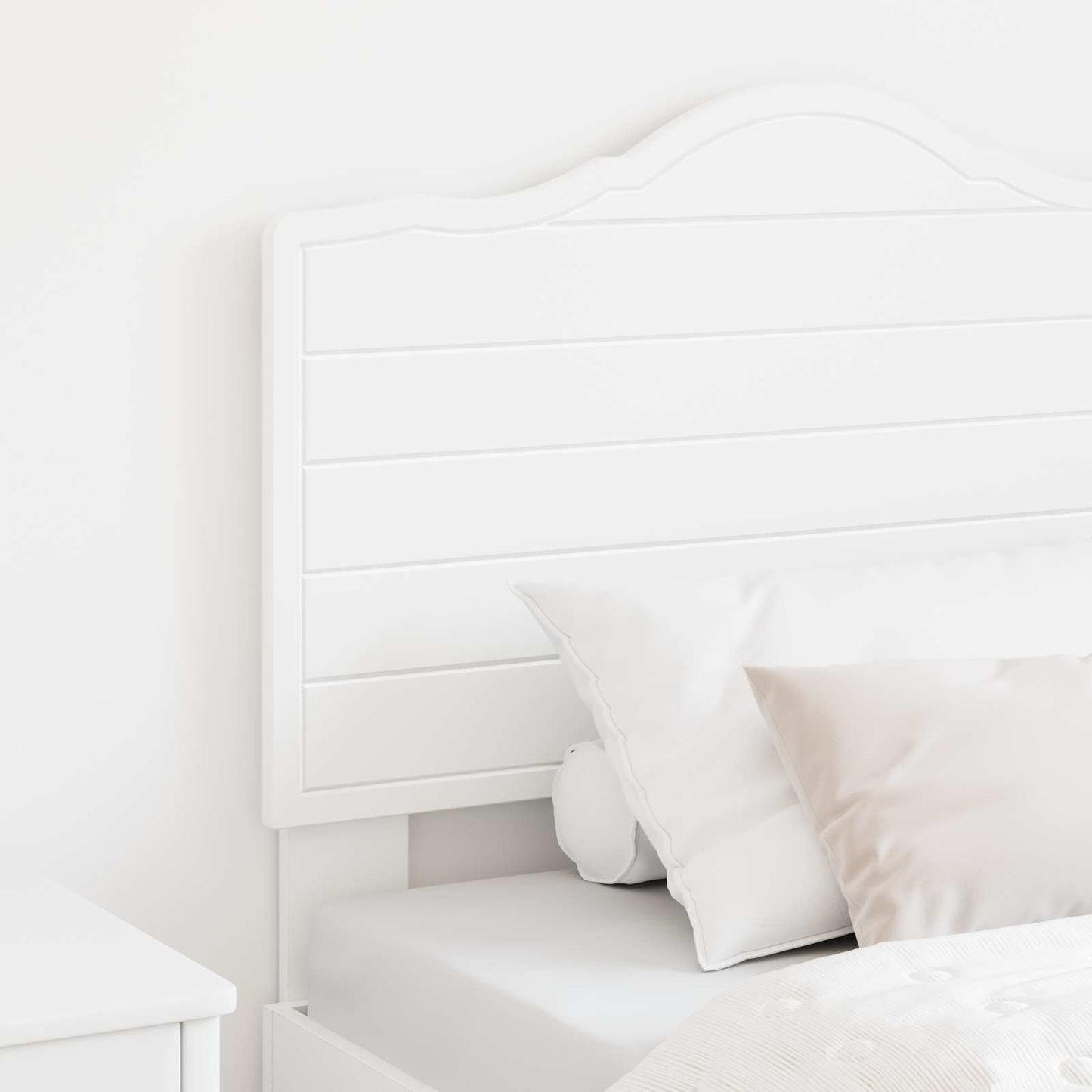 vidaXL Headboard White Engineered wood 3