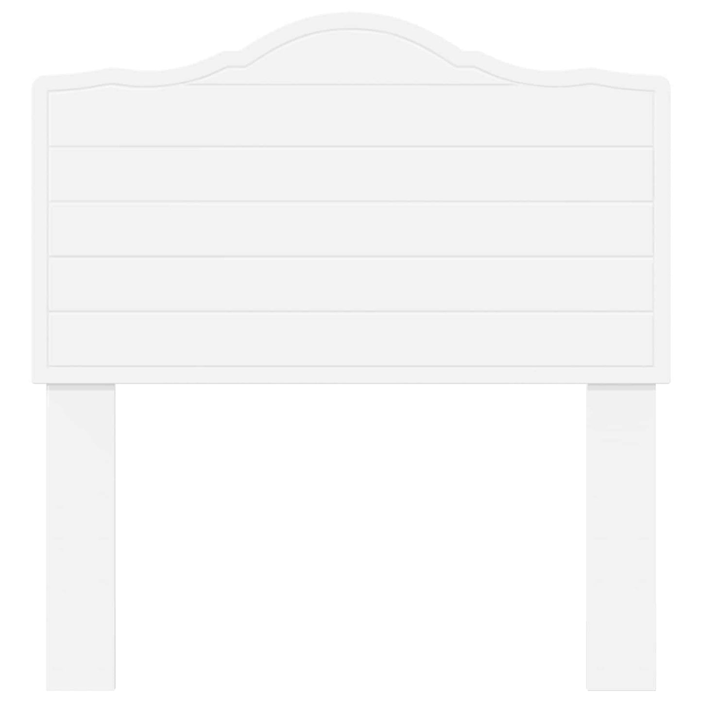 vidaXL Headboard White Engineered wood 4