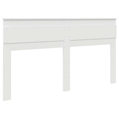 vidaXL Headboard White Engineered wood 6