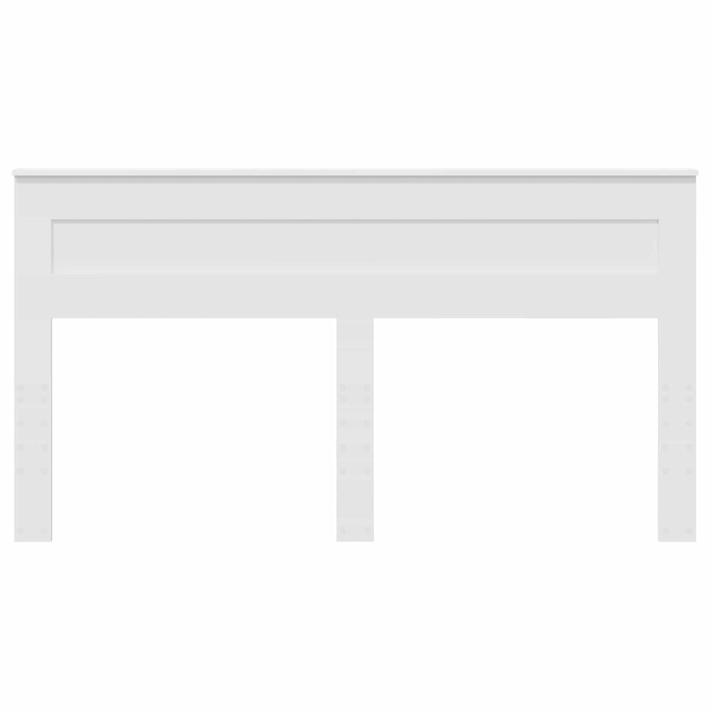 vidaXL Headboard White Engineered wood 4
