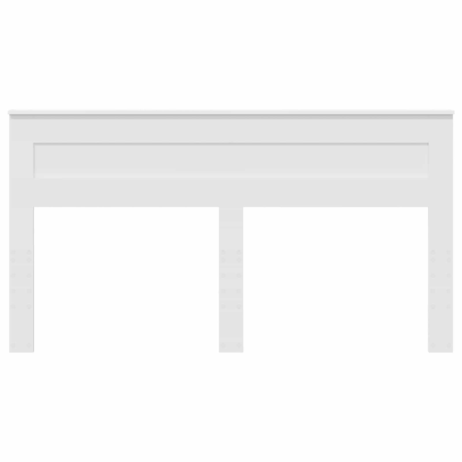 vidaXL Headboard White Engineered wood 4