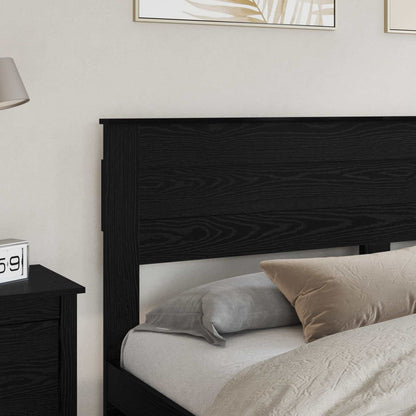 vidaXL Headboard Black Oak Engineered wood 3