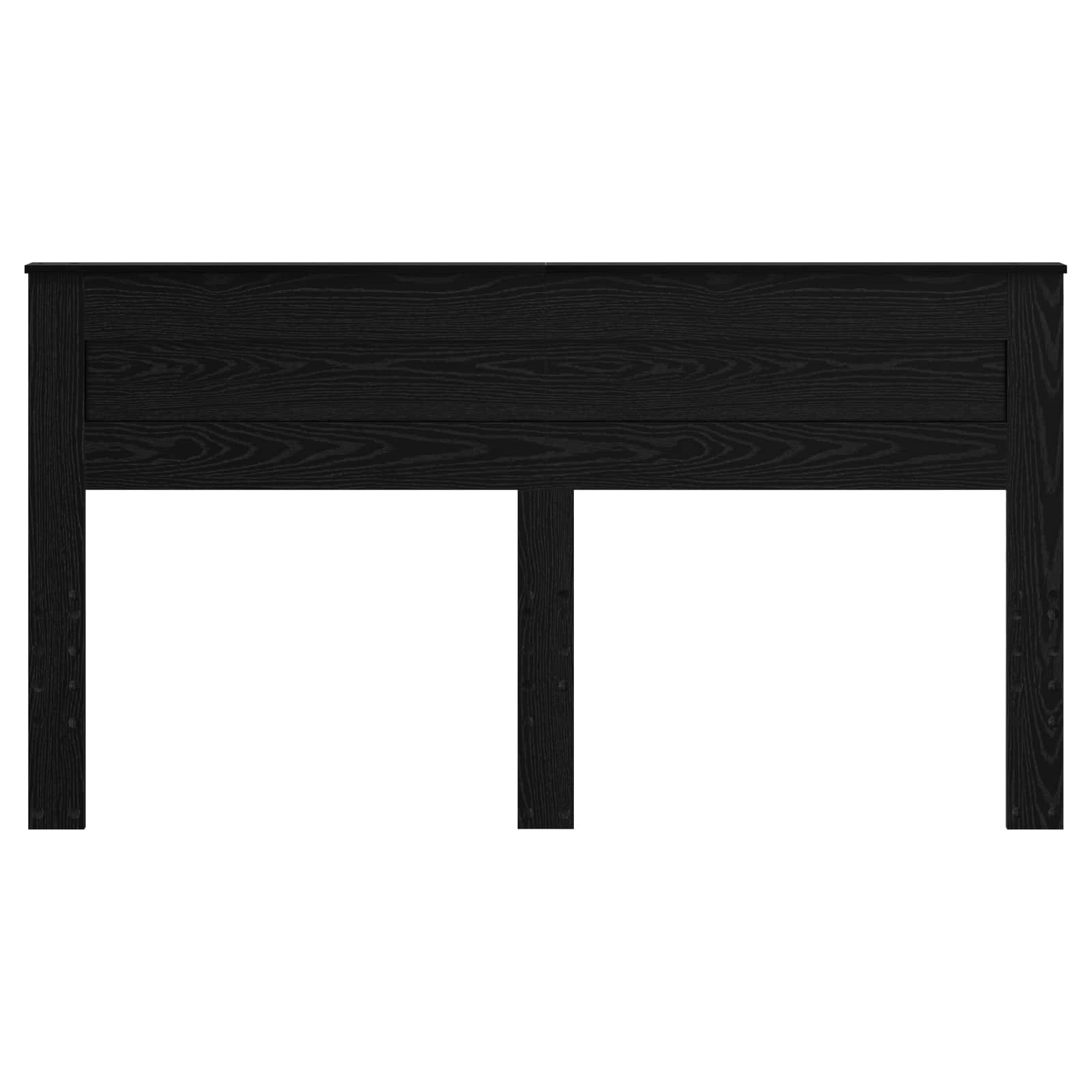 vidaXL Headboard Black Oak Engineered wood 4