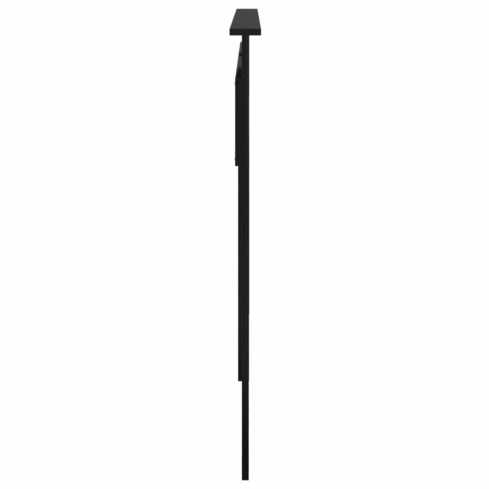 vidaXL Headboard Black Oak Engineered wood 5