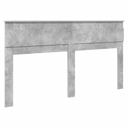 vidaXL Headboard Concrete Grey Engineered wood 6