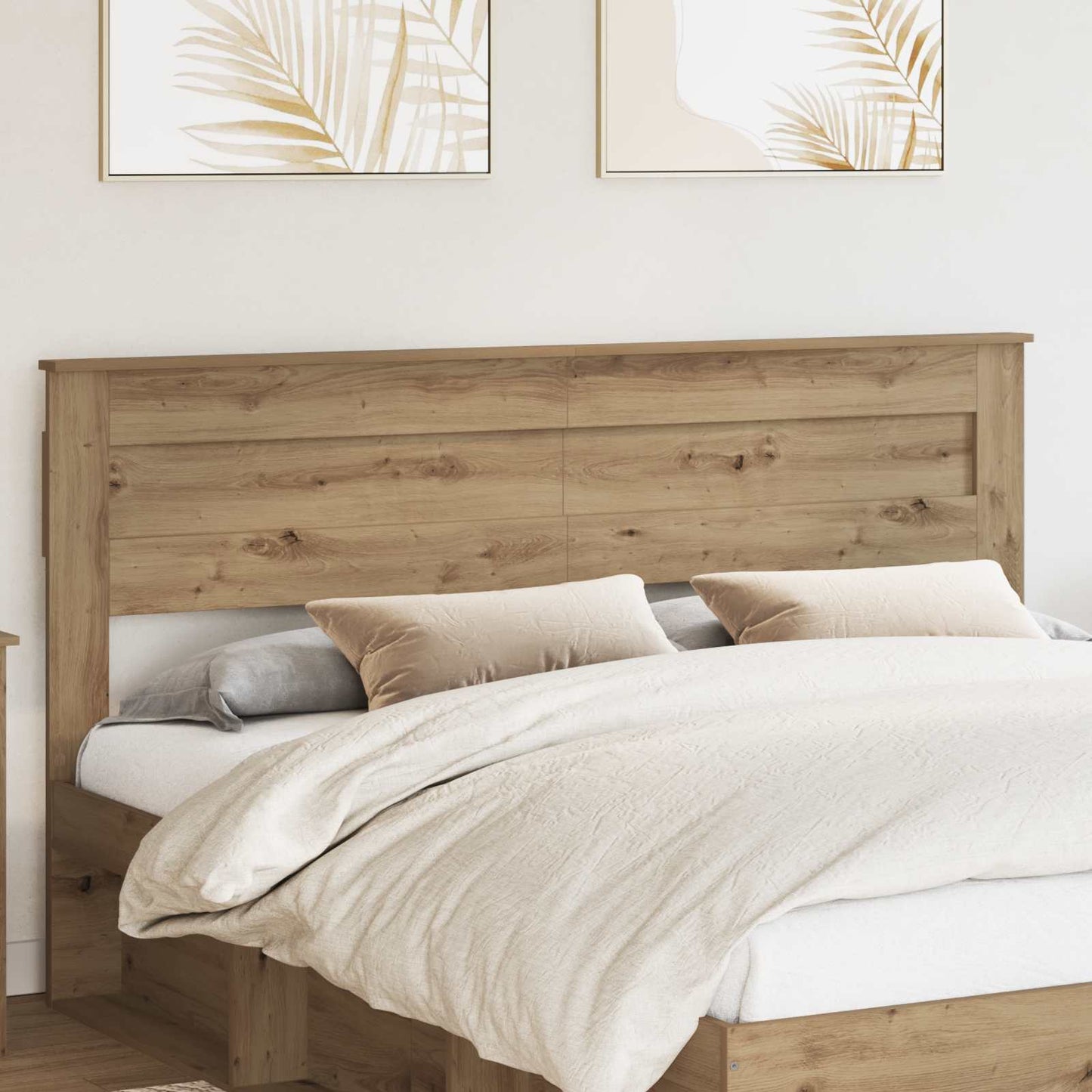 vidaXL Headboard Artisan Oak Engineered wood 1