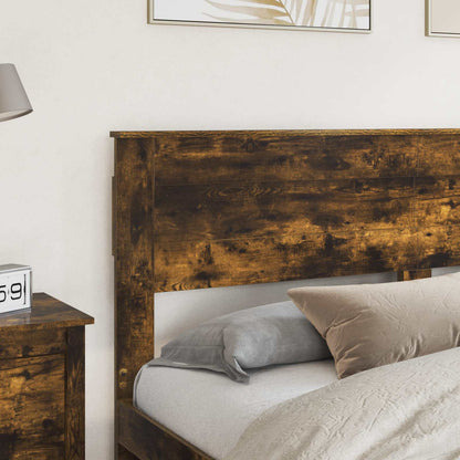 vidaXL Headboard Smoked Oak Engineered wood 3