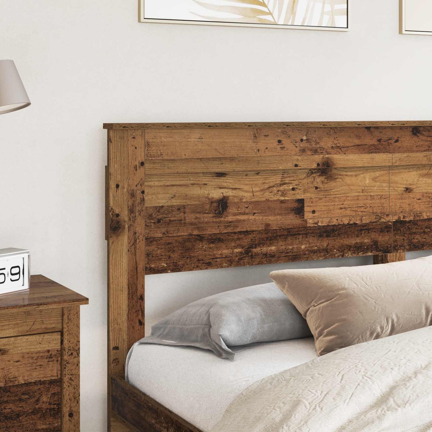 vidaXL Headboard Old Wood Engineered wood 3