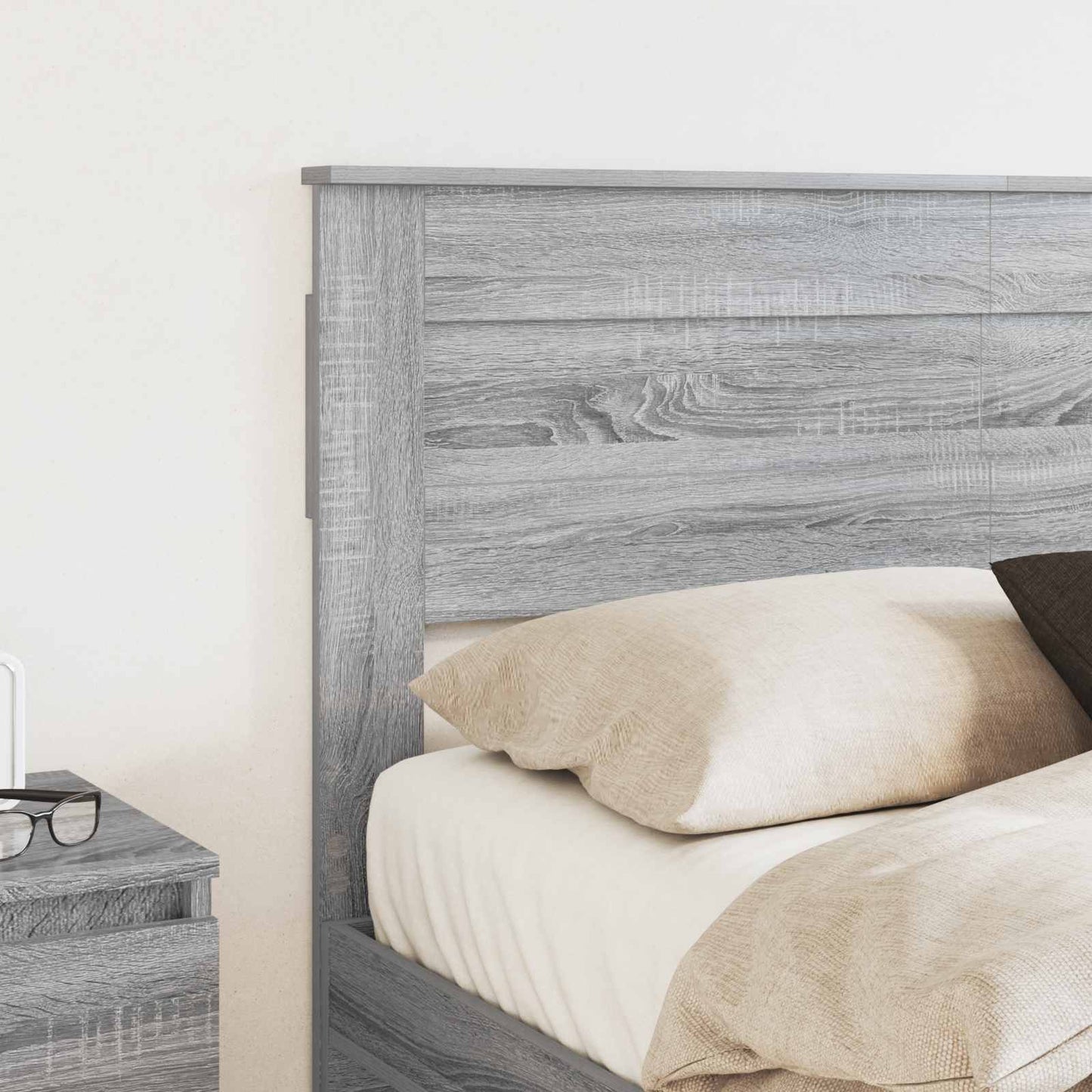 vidaXL Headboard Grey Sonoma Engineered wood 3