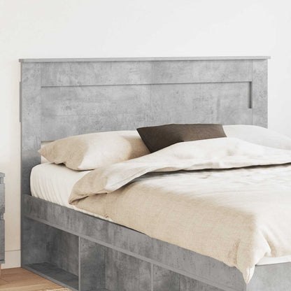 vidaXL Headboard Concrete Grey Engineered wood 1
