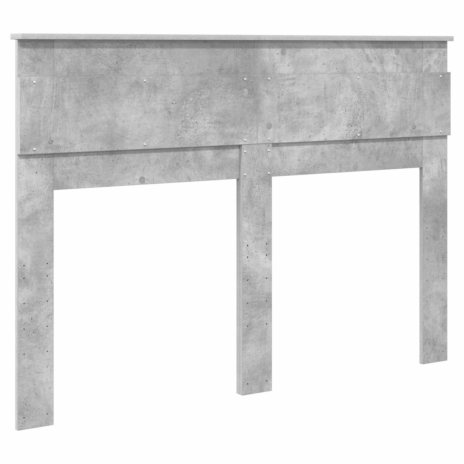 vidaXL Headboard Concrete Grey Engineered wood 6