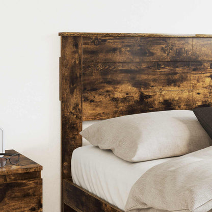 vidaXL Headboard Smoked Oak Engineered wood 3