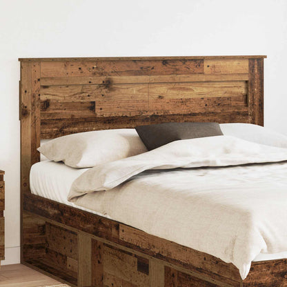 vidaXL Headboard Engineered wood Old wood