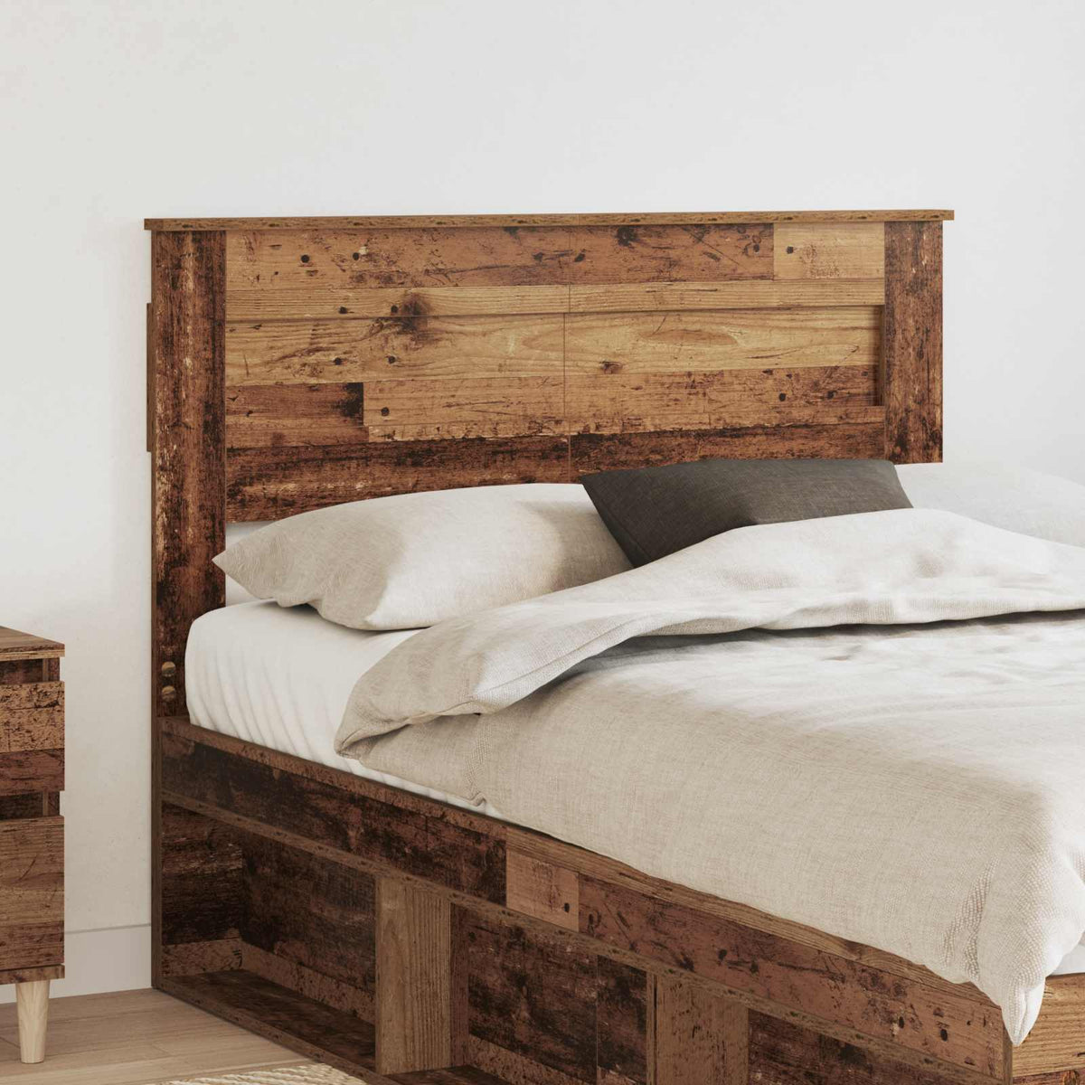 vidaXL Headboard Engineered wood Old wood