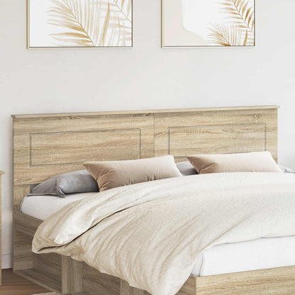 vidaXL Headboard Sonoma Oak Engineered wood 1