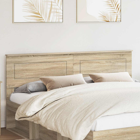 Headboard Sonoma Oak Engineered wood 1