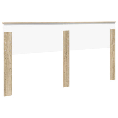 vidaXL Headboard Sonoma Oak Engineered wood 6