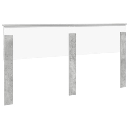 vidaXL Headboard Concrete Grey Engineered wood 6