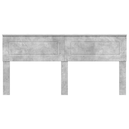 vidaXL Headboard Concrete Grey Engineered wood 4