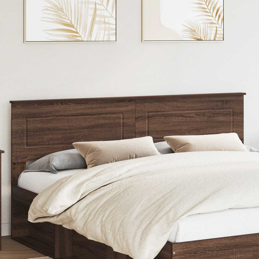 Headboard Brown Oak Engineered wood 1