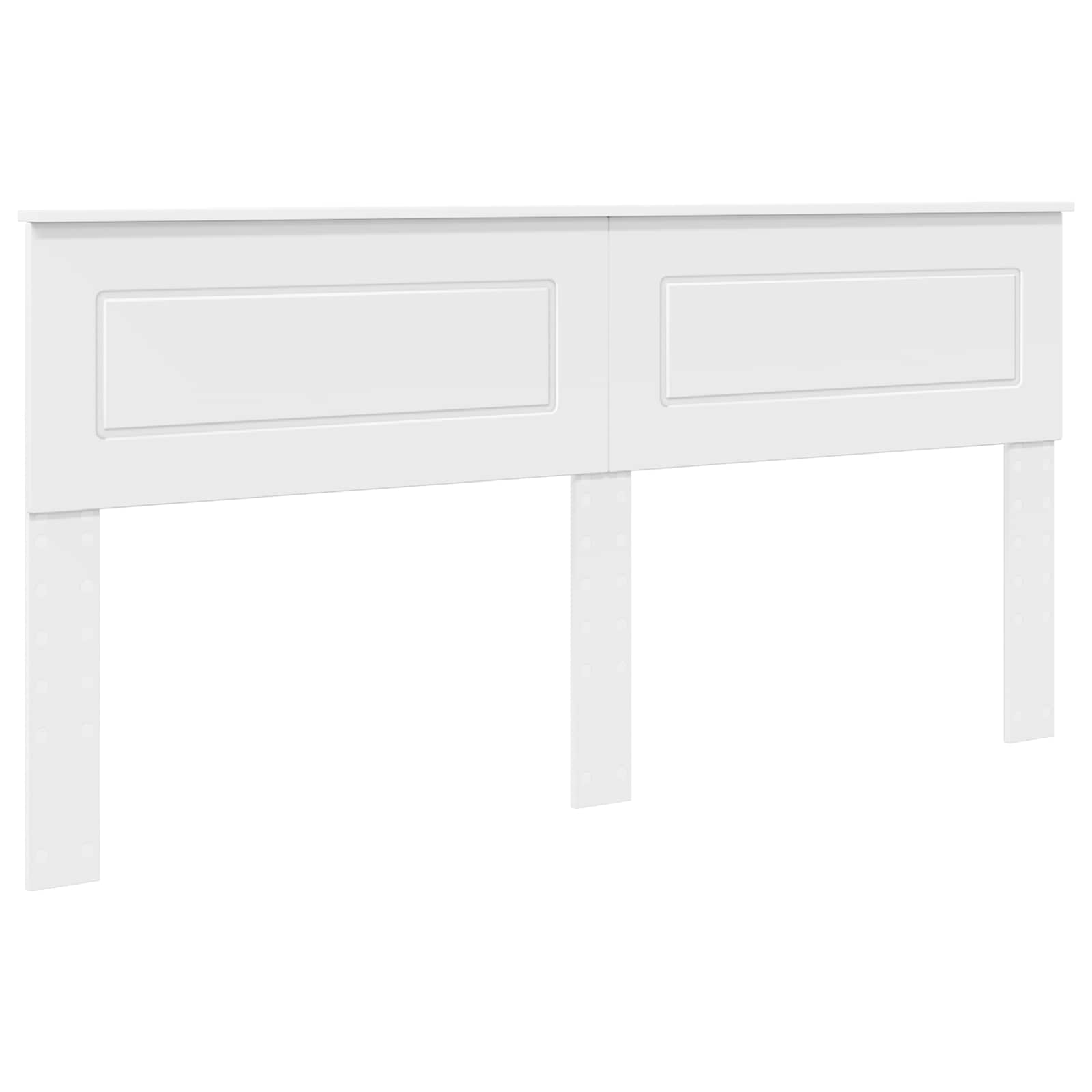 vidaXL Headboard White Engineered wood 2