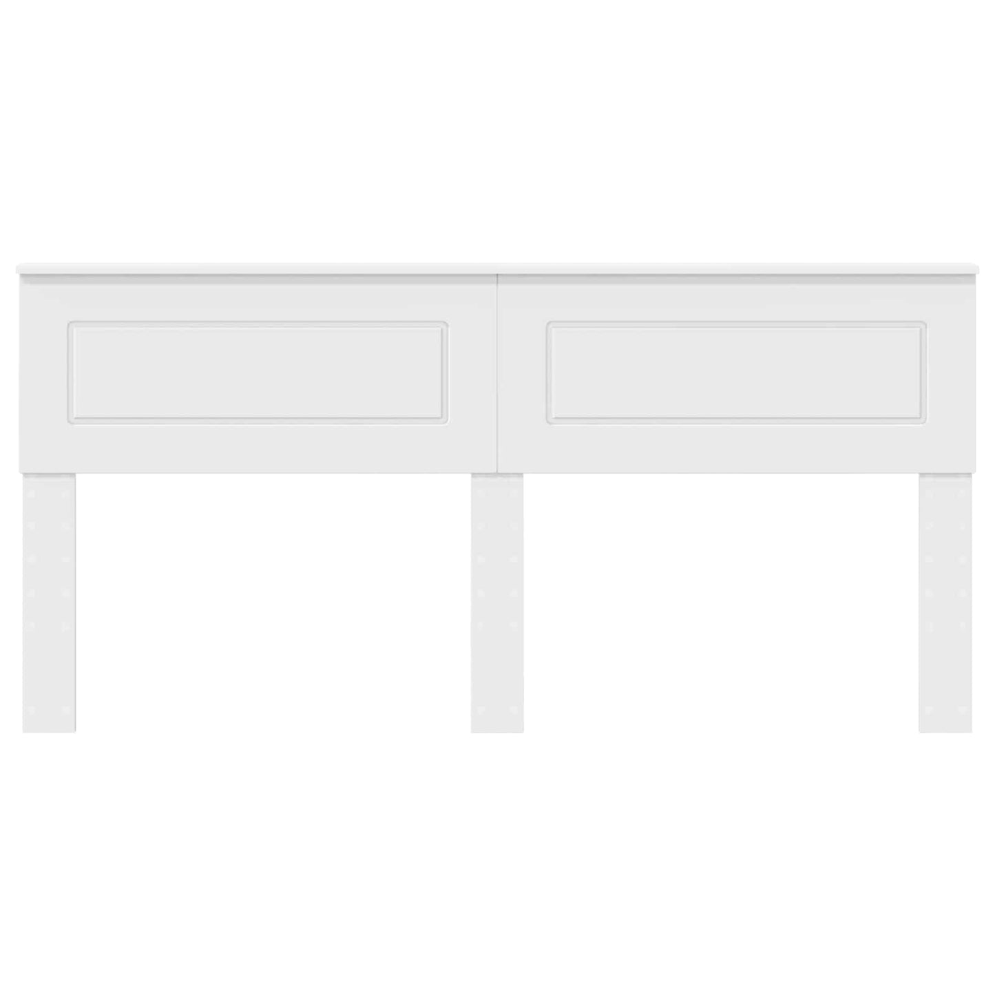 vidaXL Headboard White Engineered wood 4
