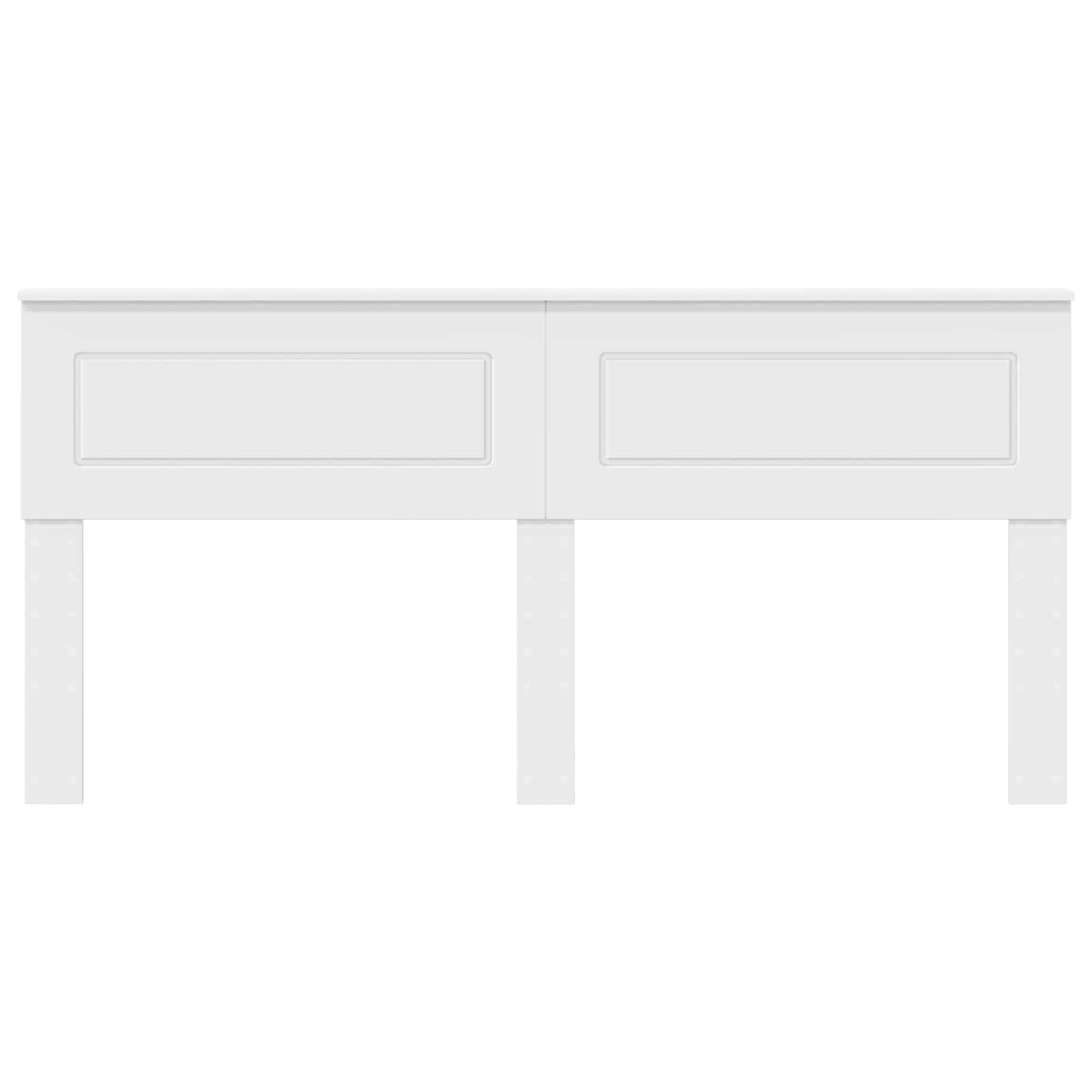 vidaXL Headboard White Engineered wood 4