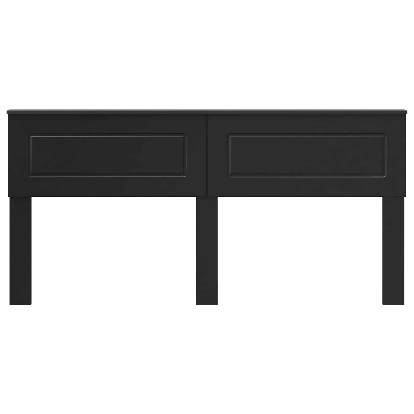 vidaXL Headboard Black Oak Engineered wood 4