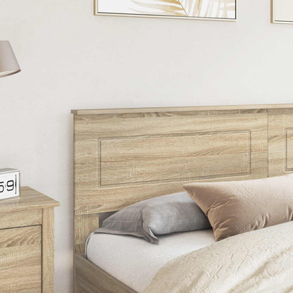 vidaXL Headboard Sonoma Oak Engineered wood 3