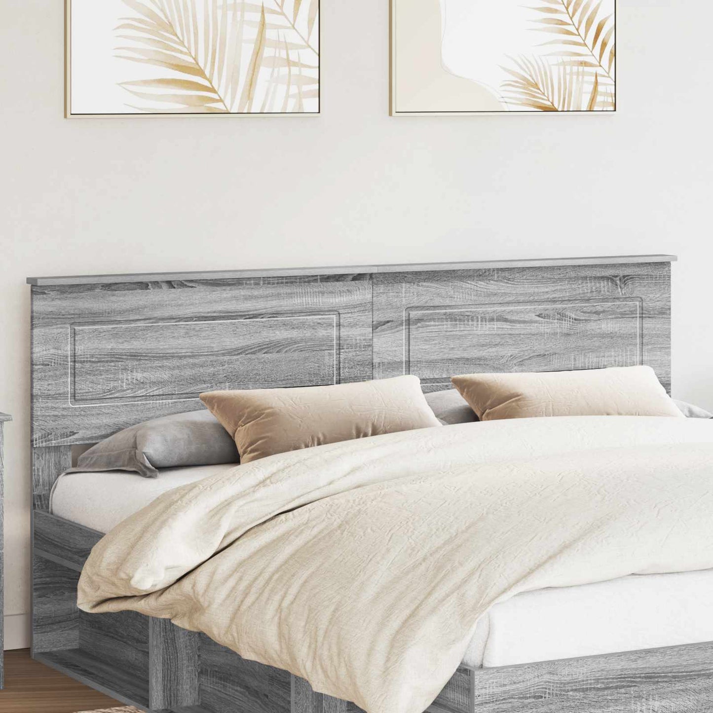 vidaXL Headboard Grey Sonoma Engineered wood 1