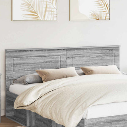 vidaXL Headboard Grey Sonoma Engineered wood 1