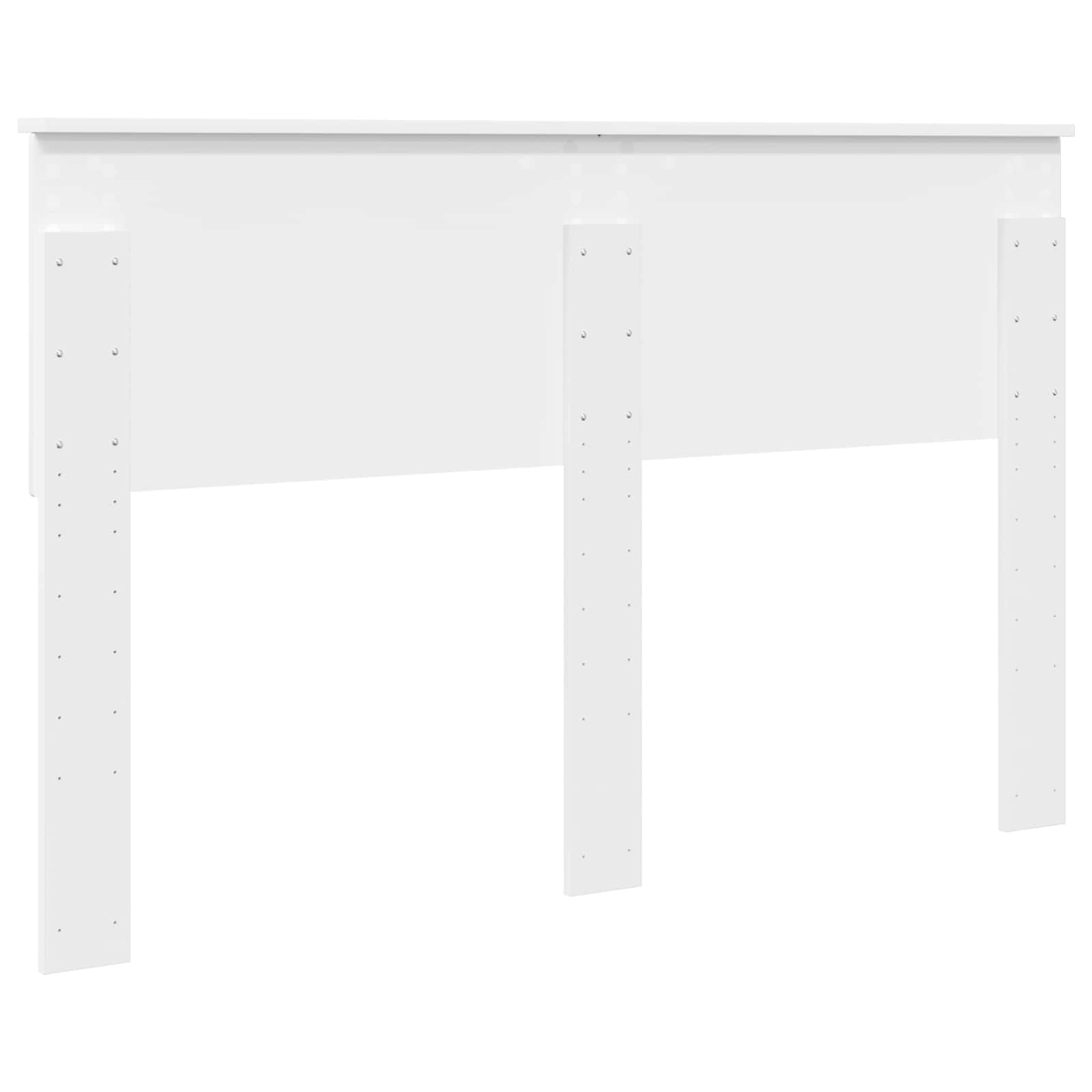vidaXL Headboard White Engineered wood 6