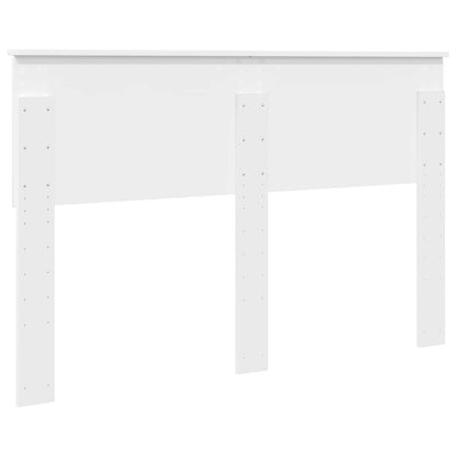 vidaXL Headboard White Engineered wood 6
