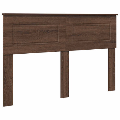 vidaXL Headboard Brown Oak Engineered wood 2