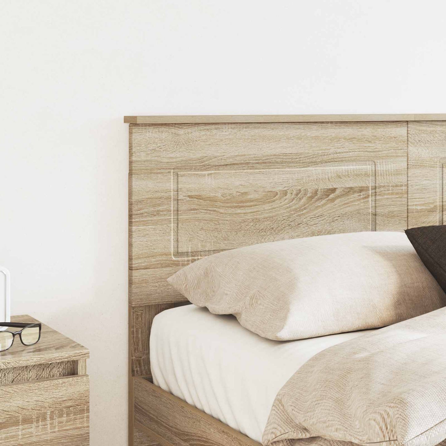 vidaXL Headboard Sonoma Oak Engineered wood 3