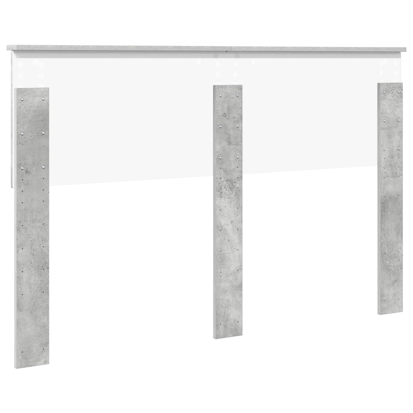 vidaXL Headboard Concrete Grey Engineered wood 6