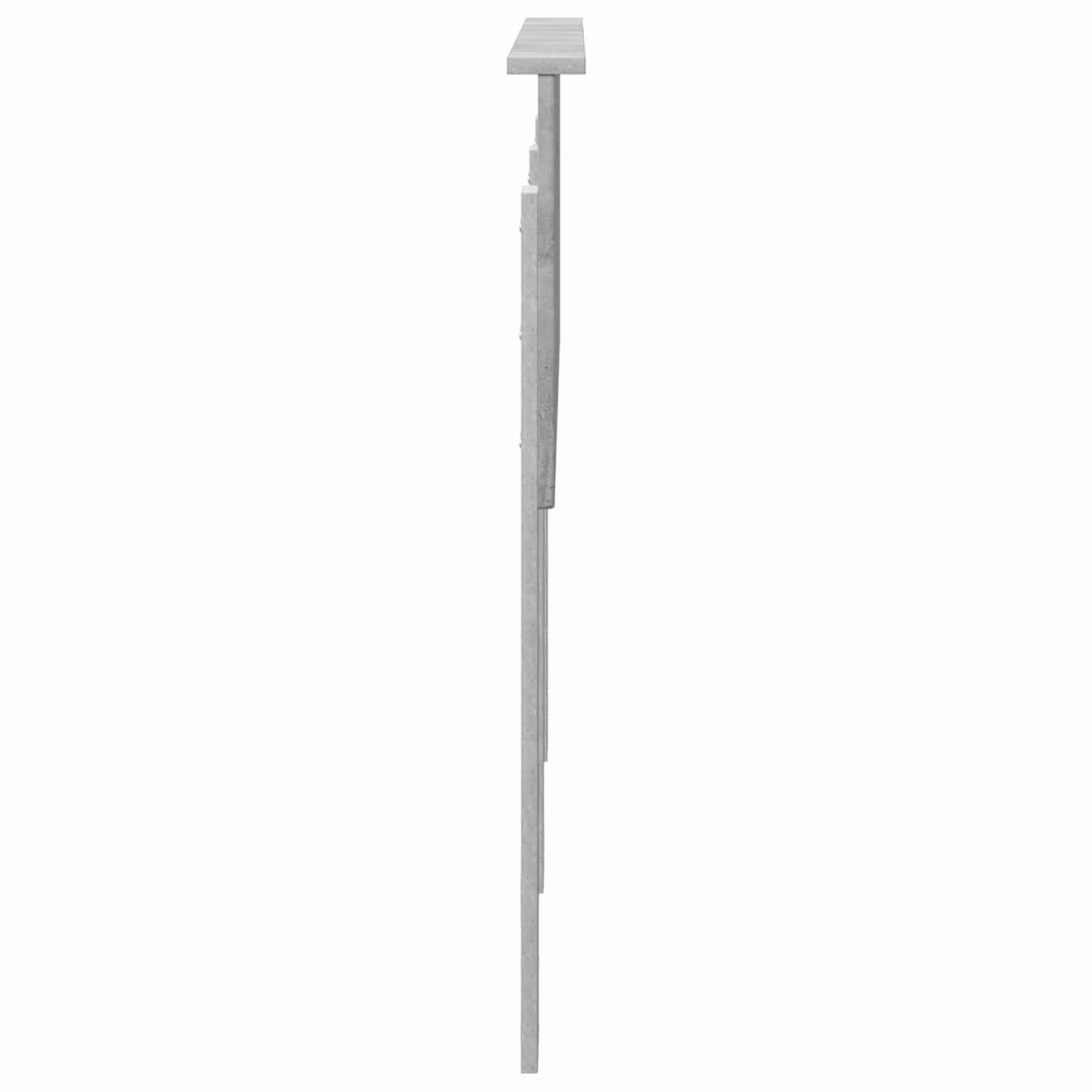 vidaXL Headboard Concrete Grey Engineered wood 5